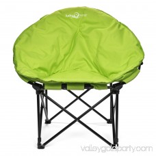 Lucky Bums Moon Camp Kids Adult Indoor Outdoor Comfort Lightweight Durable Chair with Carrying Case, Green, Large 568935378